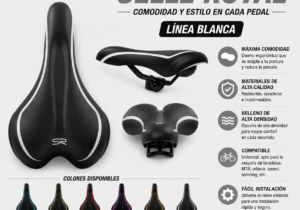Asiento Bicicleta Selle Royal Línea Blanca