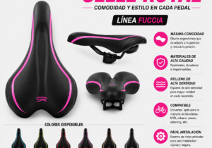 Asiento Bicicleta Selle Royal Línea Fuccia