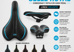 Asiento Bicicleta Selle Royal Línea Celeste