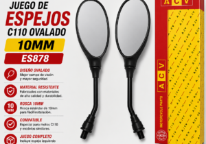 Juego de Espejos C110 Ovalado 10mm ACV