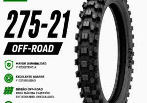 Cubierta Moto 275-21 Off Road Carrasquera