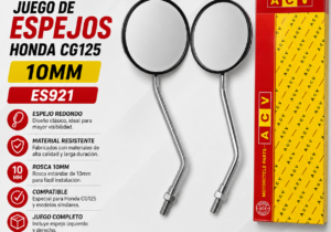 Juego de Espejos Honda CG125 10mm ACV