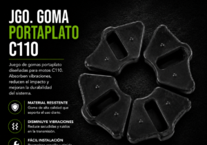 Jgo. Goma Portaplato C110