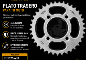 Plato Forgini 43T CG125/Dakar/Mondial 250S