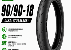 Cubierta Moto 90/90-18 Lisa Carrasquera