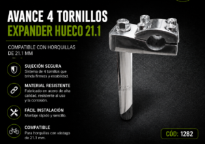 Avance 4 tornillos expander hueco 21.1