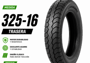 Cubierta Moto 325-16 Trasera Carrasquera