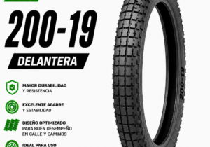 Cubierta Moto 200-19 Delantera Carrasquera