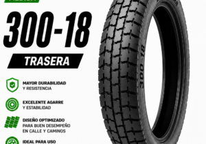 Cubierta Moto 300-18 Trasera Carrasquera