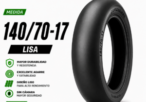 Cubierta Moto 140/70-17 Lisa Carrasquera
