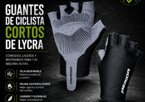 Guantes de Ciclista Cortos de Lycra