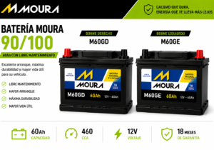 Baterias Moura 90/100