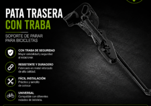 Pata Trasera con Traba R26 para Bicicleta