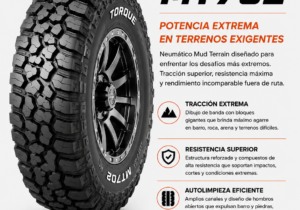 Cubierta Torque 265/65R17 MT702