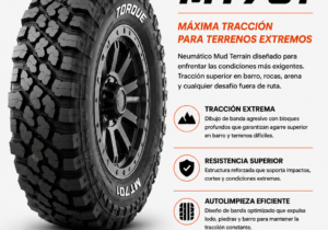 Cubierta Torque 235/75R15 MT