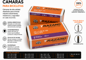 Cámara Trazano 20 x 1.95 / 2.10 A/V 33 mm