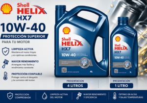 Shell Helix 10W40 4 Litros